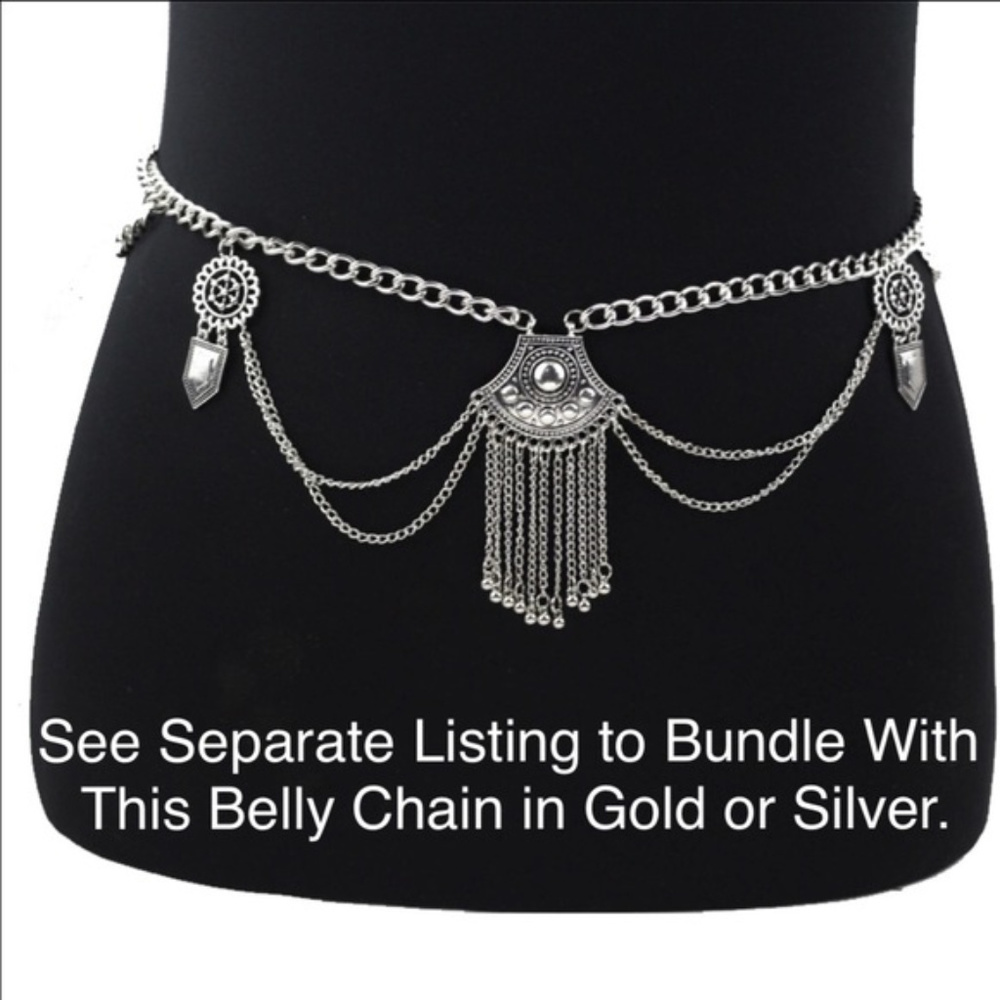 Thigh Chain Boho Turkish Coin Beach Body Jewelry - Picture 6 of 7